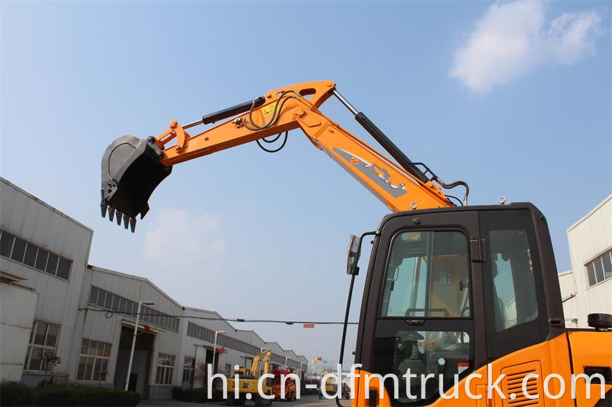 8 ton wheel excavator 11